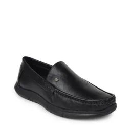 Men Round-Toe Loafers with Metal Accent-image-0