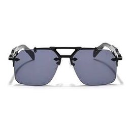 Men Half Rim UV Protected Leans Sunglasses-image-19