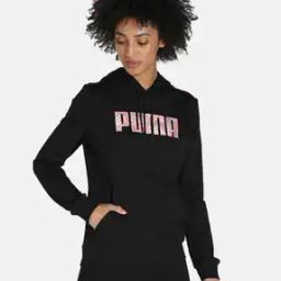 Brand Print Sweatshirt with Kangaroo Pocket-image-70