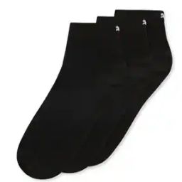 Pack of 3 Logo Print Ankle-Length Socks-10