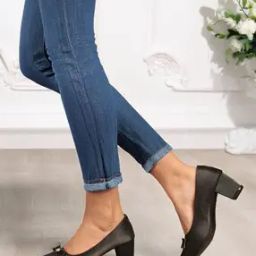 Women Mid Block Heeled Pumps -image-37