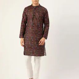 Printed Long Kurta-34