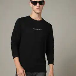 Men Slim Fit Crew-Neck Sweatshirt-image-7