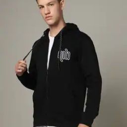 monte bianco Men Slim Fit Hoodie with Split-Kangaroo Pockets-picture-23