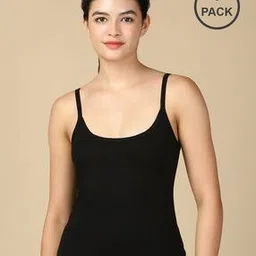 lux cozi Women Pack of 3 Scoop-Neck Camisoles-picture-20
