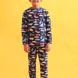 Boys Printed Pants & T-Shirt Set-image-33