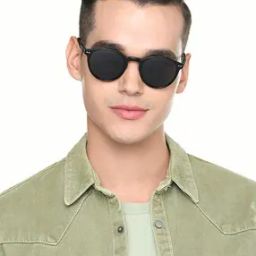 JJ S17341 Men Full-Rim Round Sunglasses-image-88