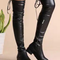 Knee-Length Heeled Boots-picture-41