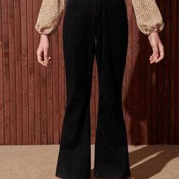 Bootcut Jeans with 5-Pocket Styling-image-0