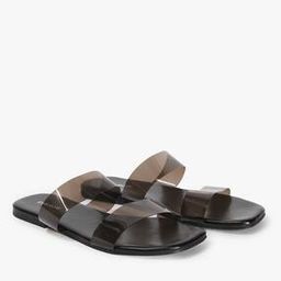 Slip-On Flats with Transparent Straps-18