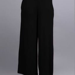 Women Flat-Front Flared Palazzos-image-35