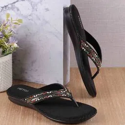 Women Embellished Slip-On Flat Sandals-image-36