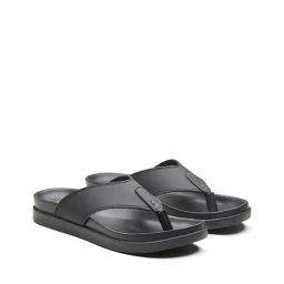 michael angelo Men Flip Flops with Faux Leather Upper image 1