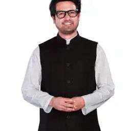 Men Regular Fit Nehru Jacket with Welt Pockets-image-70