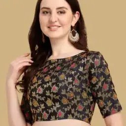 Women Printed Back-Open Blouse-image-20