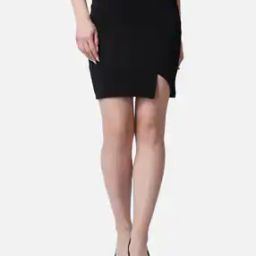 A-Line Skirt with Front Slit-picture-39