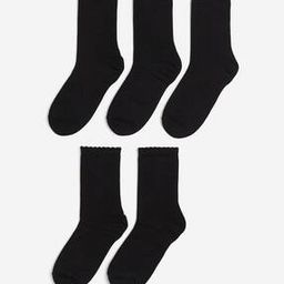 h&m Solid Mid-Calf Length Socks-picture-34