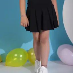 Girls Flared Skirt with Elasticated Waistband-picture-50