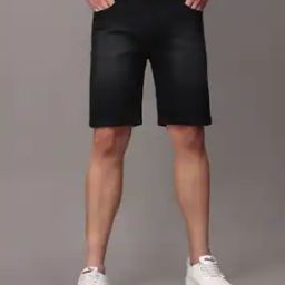 Men Washed Regular Fit Denim Shorts -picture-21