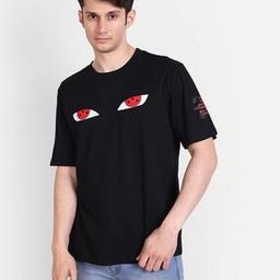 Cartoon Print Crew-Neck T-Shirt-image-8