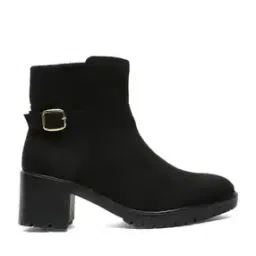 Women Ankle-Length Slip-On Boots-image-2
