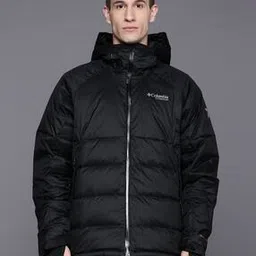 Men Regular Fit Zip-Front Puffer Jacket-image-61
