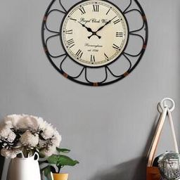 Large French Provincial Metal Clock-image-29