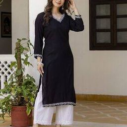Women Embroidery Straight Kurta-image-118