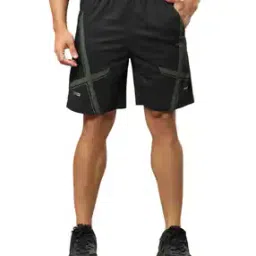Men Regular Fit Shorts with Elasticated Waistband-image-21