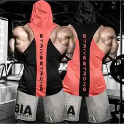 Men Pack of 2 Colourblock Hooded Vests-picture-20
