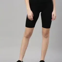 Women High-Rise Shorts with Elasticated Waist-9