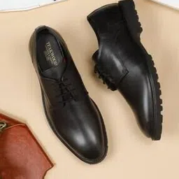 Men Round-Toe Derbys with Lace Fastening-image-34