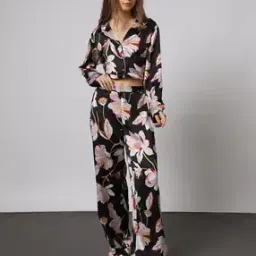 Printed Straight Fit Pyjamas-image-73