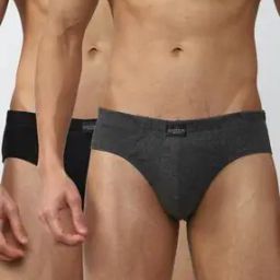 Pack of 2 Men Regular Fit Briefs-image-4