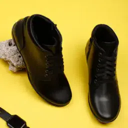 Women Ankle-Length Lace-Up Boots-picture-37