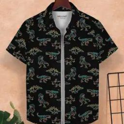 Boys Graphic Regular Fit Shirt with Spread Collar-image-77