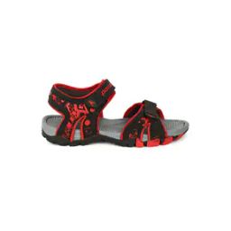 Boys Typographic Print Slip-On Sandals with Velcro Fastening-picture-52
