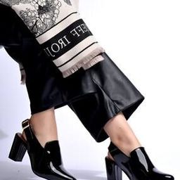 Women Embellished Chunky Heeled Sandals with Buckle Closure-image-29