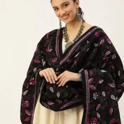 Floral Embroidered Cotton Dupatta-picture-44