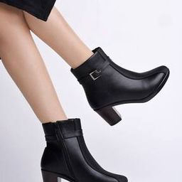 Women Heeled Boots with Zip-Closure-picture-7