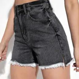 Women Mid-Rise Denim Shorts-image-28