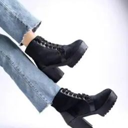Women Ankle-Length Boots with Lace Fastening-image-21