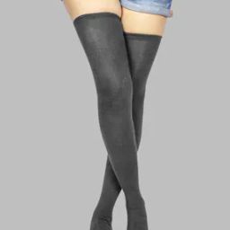 Women Stockings with Ribbed Hem-image-78