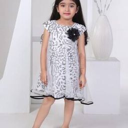 Girls Animal Print A-line Dress-image-61