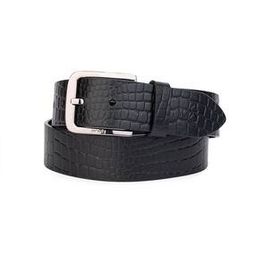 Men Croc-Embossed Slim Belt-image-33