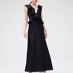 Women Flounce-Trimmed A-line Dress-image-24