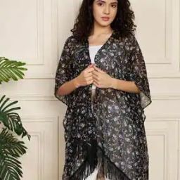 Women Floral Print Front Open Shrug-51