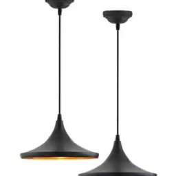 Set of 2 Metal Hanging Light Pandants-10