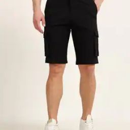 Men Regular Fit Cargo Shorts-picture-11