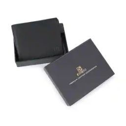 Men Bi-Fold Wallet with Stitched Edge-picture-2